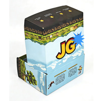 Boîte d'emballage en carton ondulé avec insert divisé, impression personnalisée du logo, laminage brillant, pour sachets de snacks, bonbons, cadeaux, envoi postal