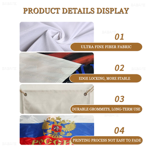 स्विस फैक्टरी कस्टम नई आगमन 120*150 सेमी स्पन कार हुड कवर फ्लैग अच्छी उत्पाद गुणवत्ता के साथ ध्वज - Product Image 6