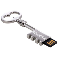 Clé USB vintage en forme de clé squelette, avec logo personnalisé, en métal, style antique, avec porte-clés en forme de cœur, cadeau de mariage, clé USB
