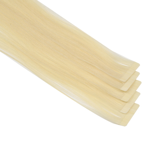 K.SWIGS ดีไซน์ใหม่ ผมต่อแบบเทปใส คุณภาพพรีเมียม สีบลอนด์ตรง  จัดเรียงเกล็ดผม  ผมแท้ชนิดเรมี่จากจีน  ต่อผมด้วยเครื่อง - Product Image 5