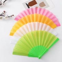 Éventail uni artisanal pour performance d'équipe, accessoire classique pour la danse carrée - Vente directe usine, prise en charge des designs personnalisés et échantillons