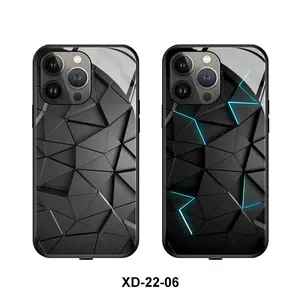 BANGLASS Luminous Voice-activated Circuit Board Patterns Phone Case for Apple iPhone 14 Prommax iP15 Pro iP13 Mobile Protection