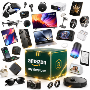Boîte mystère avec Smart TV, iPhone, téléviseurs, enceinte Bluetooth, écouteurs, systèmes home cinéma, écran de projection - Product Image 1