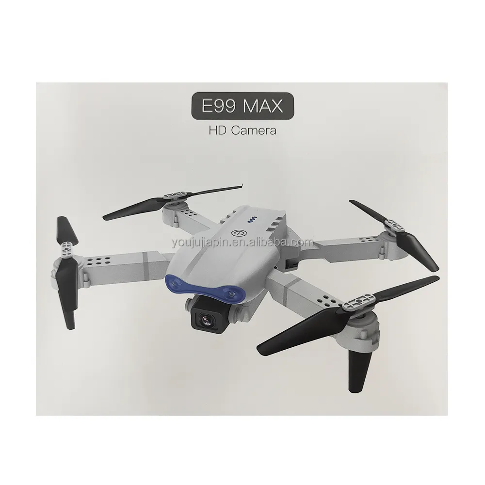 E99 Max Drone 4K Optical Flow Quadrocopter With Dual Cameras Foldable RC Dron Smart Follow Me Super Wide Angle Camera