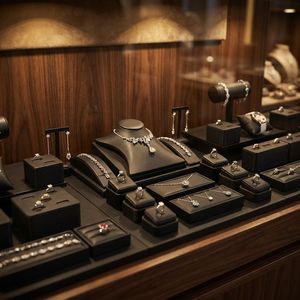 Fashion Modern Jewel Store Stand Tray Bracelet <b>Earring</b> Bangle Ring Holder Necklace Pendant Stand Hold Set Jewelry Display - Product Image 6