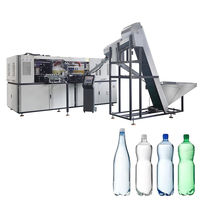   Machine de soufflage automatique à cylindre rotatif avec moteur et pompe Mitsubishi PLC pour le traitement du PET (SEGD-6 2L)