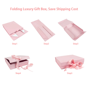 Caja de Regalo Plegable de Cartón con Logotipo Personalizado de Alta Calidad, Caja Magnética con Tapa Abatible, Empaque de Regalo de Lujo, Cajas Magnéticas de Papel - Product Image 6