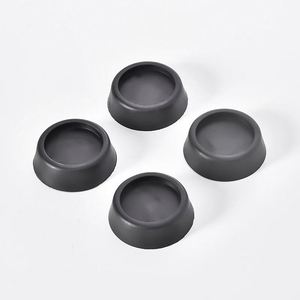 Supports anti-vibration pour machine à laver, pieds antidérapants pour les pieds de la machine à laver, 4 pièces, coussin anti-choc blanc - Product Image 6