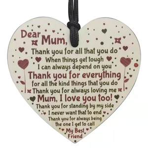 Perfecto <span class=keywords><strong>para</strong></span> <span class=keywords><strong>tu</strong></span> <span class=keywords><strong>novio</strong></span> o novia recuerdo romántico hecho <span class=keywords><strong>a</strong></span> <span class=keywords><strong>mano</strong></span> colgante de madera Placa de corazón regalo - Product Image 1