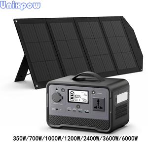 Station d'alimentation portable UNIXPOW OEM 700W LiFePO4, générateur solaire MPPT avec chargeur de voiture pour le <span class=keywords><strong>camping</strong></span> et les voyages en plein air - Product Image 1
