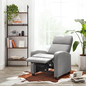 Canapé inclinable manuel simple <span class=keywords><strong>SONGMICS</strong></span>, fauteuil d'appoint moderne, fauteuil inclinable à dossier rabattable - Product Image 4
