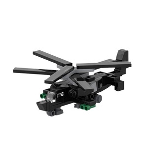 Ensemble de modèles d'avions à assembler soi-même en blocs de construction Moc Diy <span class=keywords><strong>Puzzle</strong></span> KA-50 - Product Image 5