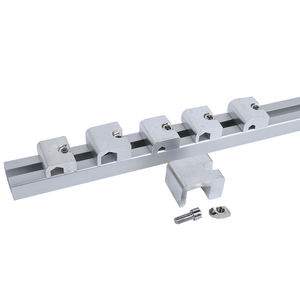 Wirtschaft liche Flip-Lock-Klemme mit Zink-Finish Aluminium-Teleskop rohr Lineare Führungs schienen welle Leicht gewicht 1000mm - Product Image 3