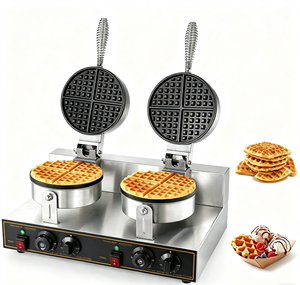 Máquina para Hacer Waffles <span class=keywords><strong>Industrial</strong></span> a <span class=keywords><strong>Precio</strong></span> de Mayoreo, Máquina Comercial para Hacer Conos de Waffle con Ajuste Preciso de Temperatura, Máquina para Hacer Waffles China - Product Image 1