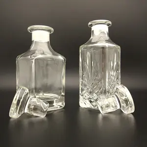 Arabisch VAE quadratische zylindrische UV-Beschichtung Glasduft Attar Display Flasche für Bulk Parfüm