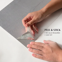 FONJUE 2026 Nouveau papier peint en mousse PVC autocollant, facile à appliquer sur les murs intérieurs