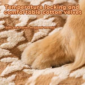 Gemütliche Hunde betten Indoor <span class=keywords><strong>Pet</strong></span> House mit weicher Matte Hunde kissen Schlafen Bequemes Katzen bett für kleine mittelgroße Hunde - Product Image 3