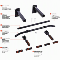 Barre de traction murale en acier – Approvisionnement direct usine – Modèle complet amélioré avec sac de sable de 4 kg et anneaux de suspension en option