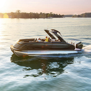 2025 Eco-friendly Solar Tritoon Pontoon Boats New Energy Small River Fishing Rowing Boats Hot Sale Pontoon Boat - Product Image 5