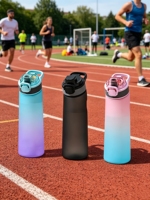Ensemble de gourdes écologiques sans BPA, très demandées, avec technologie anti-odeur et options de parfum, idéales pour la randonnée et le camping