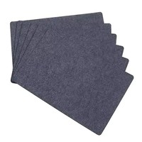Sets de table antidérapants et résistants à la chaleur en feutre pour la maison, l'hôtel, le café, le bureau, la décoration de table, la décoration de table de fête