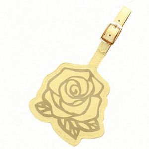 Etiqueta de Equipaje de Cuero PU con Forma de Rosa Personalizada, Ideal para Regalos, Gran Venta - Product Image 2