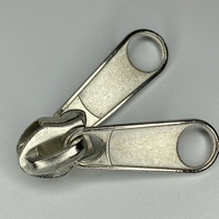 Tirettes de fermeture éclair double face en alliage de zinc, vente en gros d'usine, pour bagages, vêtements, tentes, différentes tailles # 3/ # 5 glissières en nylon en forme de trompe d'éléphant