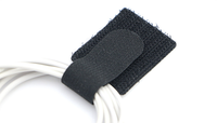 Attaches-câbles auto-adhésifs écologiques à boucles et crochets pour la gestion des câbles à la maison ou au bureau