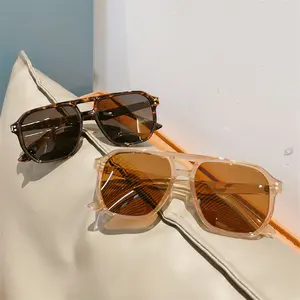 Sang trọng lớn khung quá khổ Twin-beam TR phân cực sao với avant-garde mặc Shading Sunglasses