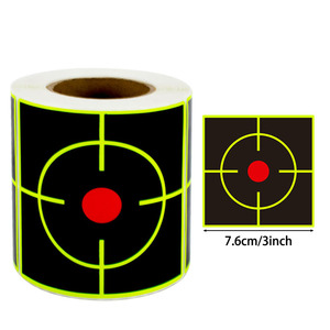 Papel de Objetivo Reactivo de <span class=keywords><strong>Impacto</strong></span> Visual de 3 Pulgadas para Prácticas de Tiro con Armas Reales y de Aire Comprimido - Product Image 4