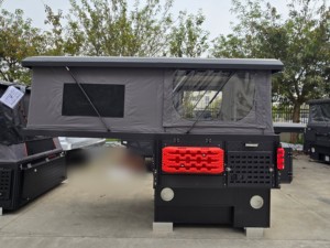 Personalizable ligero 4x4 vehículo recreativo cama deslizante Camping viaje autocaravana camión Camper hecho de aluminio duradero - Product Image 4