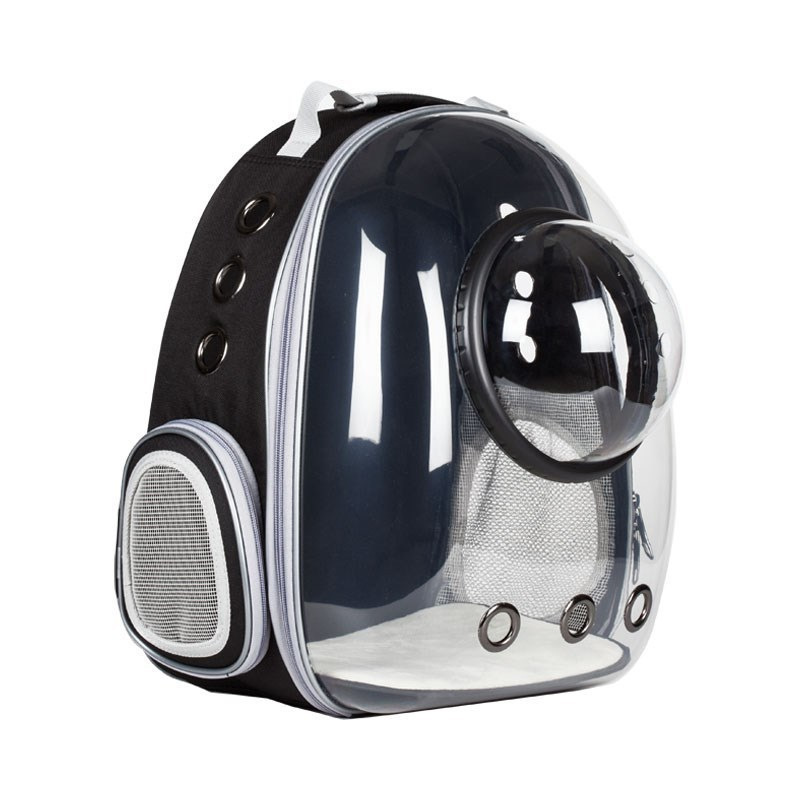 Sac noir transparent avec couvercle spatial