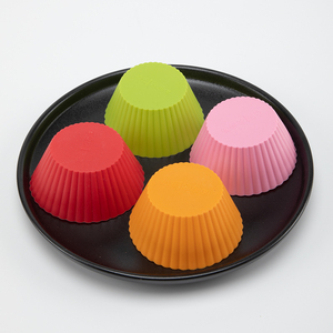 ถ้วยมัฟฟินใช้ในครัวทำจากซิลิโคนที่รองถ้วยมัฟฟินแบบใช้ซ้ำได้ผู้ถือแม่พิมพ์สำหรับคัพ<span class=keywords><strong>เค้ก</strong></span>ขนมหวานและเคตโตขนม - Product Image 4