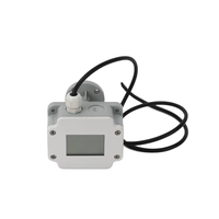 Anémomètre numérique industriel à soufflet enfichable 4-20mA/RS485 Affichage du capteur de vitesse Instruments de mesure de vitesse à ultrasons
