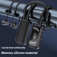 Écouteurs sans fil à tour de cou brevetés pour commandes importantes, modèle populaire avec affichage numérique, longue autonomie, chipset JL, batterie LED