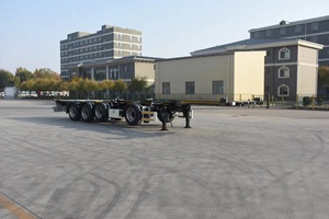 2Axle 40ft container Chassis Trailer 8pcs twist locs Skeleton Trailer à vendre - Product Image 4
