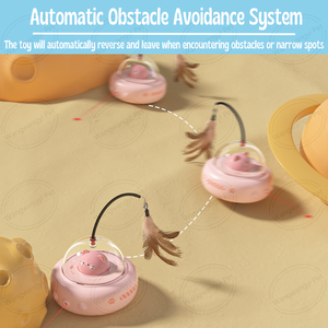 Juguete interactivo UFO Smart <span class=keywords><strong>Cat</strong></span> Laser Juguete automático Moving <span class=keywords><strong>Cat</strong></span> Teaser <span class=keywords><strong>Toy</strong></span> con pluma - Product Image 3