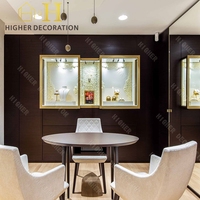 Vitrine de luxe pour montres, présentoir de montres, armoire dissimulée, comptoir d'exposition de montres