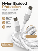 Câble Type-C vers Type-C 240W USB 3.0, câble de charge rapide, câble de données, nylon tressé, chargeur PD, alliage d'aluminium