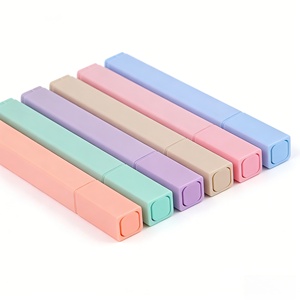 Conjunto de 6 Canetas Marcadoras Kawaii, Canetas de Tinta Preta de Secagem Rápida, Material Escolar para Quadro Branco - Product Image 2