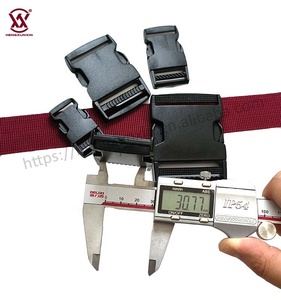 Hebilla de cinturón de Liberación lateral rápida de plástico Hebillas de cinturón de correa de liberación deslizante ajustable de plástico para accesorios de bolsa de mochila - Product Image 2