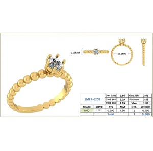 Premium Quality Men's Minimalist <b>Cushion</b> Cut Lab Grown Diamond Ring Rhodium Plated Fine Jewelry Style for Gifting Celebrations - Product Image 2