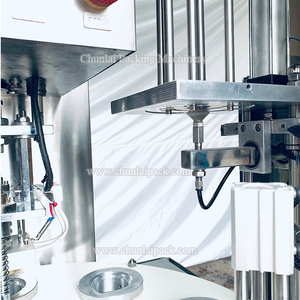 Loại Quay Dùng Một Lần Ice <span class=keywords><strong>Cream</strong></span> Giấy Gelato Ly Điền Và Niêm Phong Máy Nắp Nhấn - Product Image 4