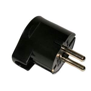Spina Nera 10/16 A, per Connessione Sicura in Impianti Elettrici e Uso in Apparecchi Elettronici. - Product Image 1
