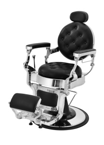 Ghế làm tóc/thẩm mỹ viện hiện đại màu đen PVC cao cấp, bơm thủy lực chịu lực, xoay 360 độ, ngả lưng, điều chỉnh độ cao, dùng được cho phòng khách - Product Image 2