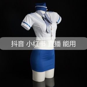 Blusa de uniforme de marinero Lemon Story para mujer con corbata y sombrero, disfraz de juego de rol 8193 - Product Image 5