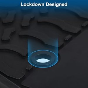 Set completo personalizzato di tappetini Auto in gomma rossa nera inodore per tutte le stagioni tappetini pesanti 2014 2018 <span class=keywords><strong>Jeep</strong></span> Wrangler tappetino Auto - Product Image 5