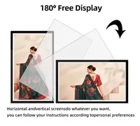 Écran d'art numérique NFT, téléchargement d'images, affichage intelligent des photos, vidéo, grand cadre photo numérique 32 pouces pour l'art