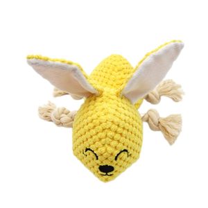 Giocattoli per Cani a Forma di Ape Carina con Logo Personalizzato del Produttore, Peluche Squeaky con Corda Resistente per Alleviare l'Ansia e Interazione - Product Image 3