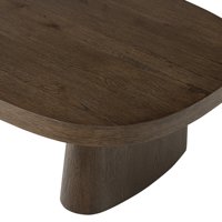 Table basse minimaliste contemporaine en bois massif, fabriquée à la main avec des couleurs personnalisables pour les salons modernes d'appartements et de villas